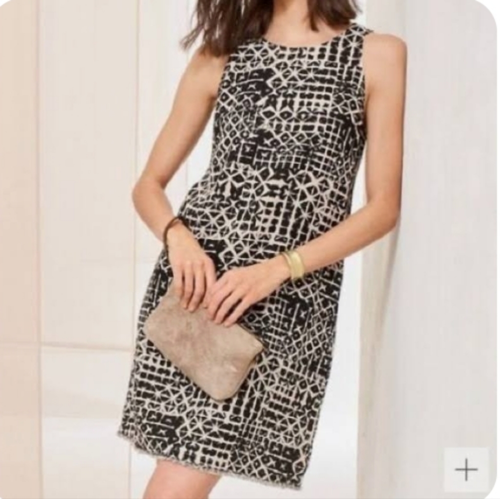 Garnet Hill, 100% Linen Dress with POCKETS!